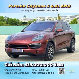 Porsche Cayenne S 4.8L AWD - SUV Hạng Sang Cỡ Lớn Phiên Bản Cao Cấp