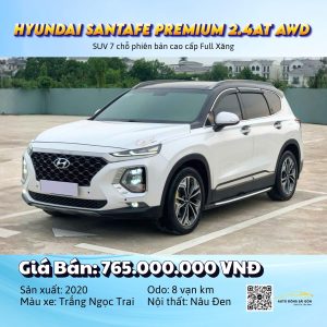 Hyundai Santafe Premium 2.4AT AWD -  SUV 7 chỗ phiên bản cao cấp Full Xăng