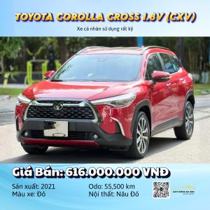 TOYOTA COROLLA CROSS 1.8V (CXV) XE CÁ NHÂN SỬ DỤNG RẤT KỸ