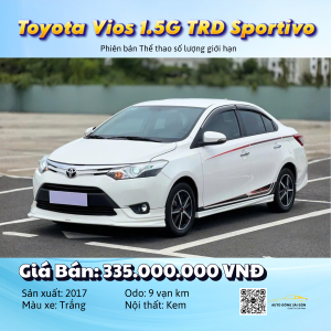 Toyota Vios 1.5G TRD Sportivo 2017