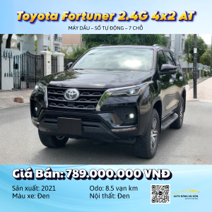 TOYOTA FORTUNER 2.4G 4x2 AT – MODEL 2022 | MÁY DẦU – SỐ TỰ ĐỘNG – 7 CHỖ
