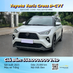 TOYOTA YARIS CROSS D-CVT MODEL 2024 | SUV 5 CHỖ – 1 CHỦ – FULL LỊCH SỬ HÃNG